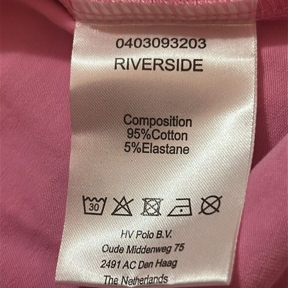 HV. POLO RIVERSIDE Short Sleeve T-Shirt, Riding, Pink,Horse Riding, Equestrian L - Picture 5 of 7